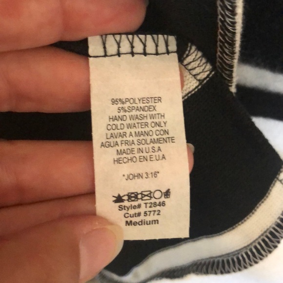 Last 1! SMALL Chic Black & White Striped Cardigan - Picture 5 of 5